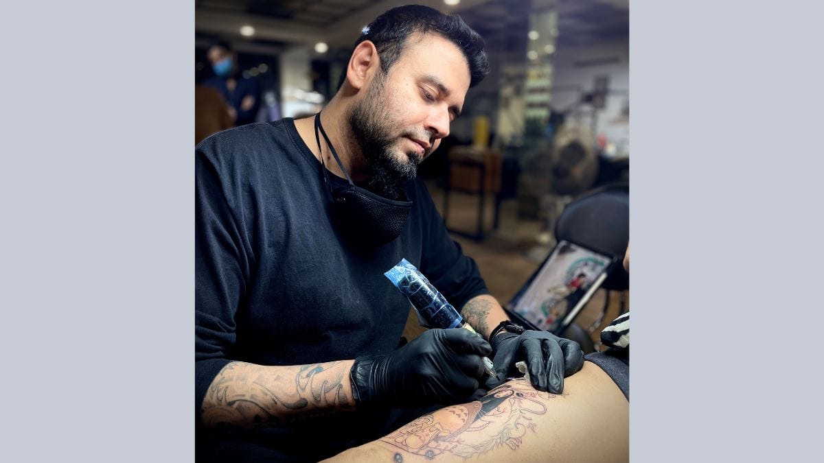 Meet Sahil Patel, Pursuing the traditional Trajva tattoo style inspired by  his grandmother's tattoos. Embracing a fusion of timeless… | Instagram