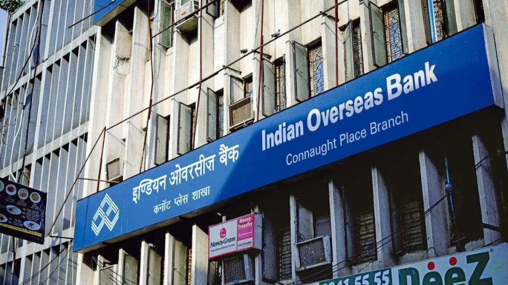 Indian overseas bank share price