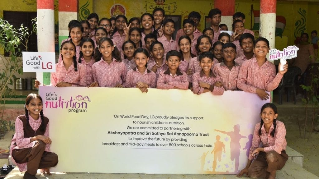 LG India launches "Life's Good Nutrition Program" to nourish young minds