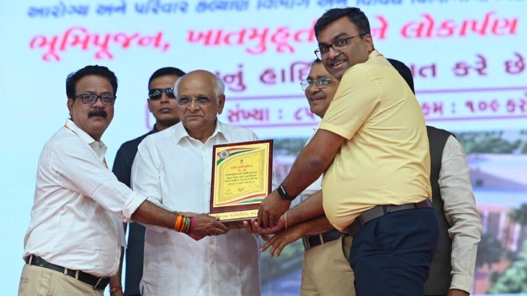 CM Bhupendrabhai Patel felicitates Cadila Pharmaceuticals for CSR efforts 