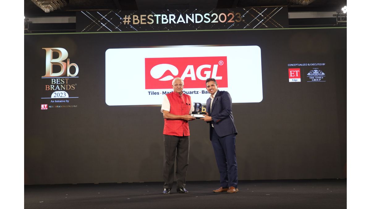 AGL Tiles honored as Best Brand at ET Edge brand conclave Hello