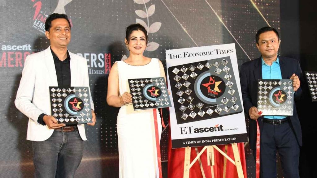 ET Ascent, Coffee Table Book, Showcases Rising Leaders: Grand Launch Unveiled by Bollywood Star Raveena Tandon & Nitin Gohil CEO - Times Applaud