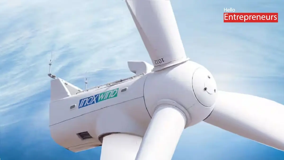 Inox Wind share prices fall as much as 3% despite a 142% YoY rise in revenue-Hello Entrepreneurs