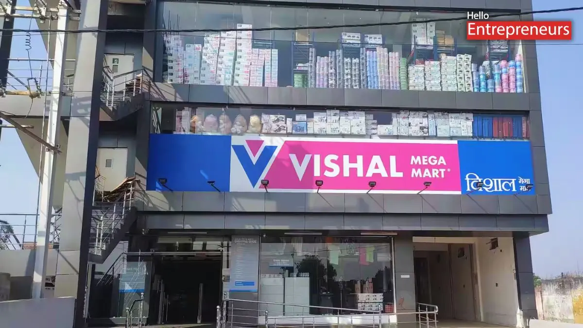 Vishal Mega Mart shares slipped 9% after a major stake sale by promoter Samayat Services LLP via a record block deal-Hello Entrepreneurs