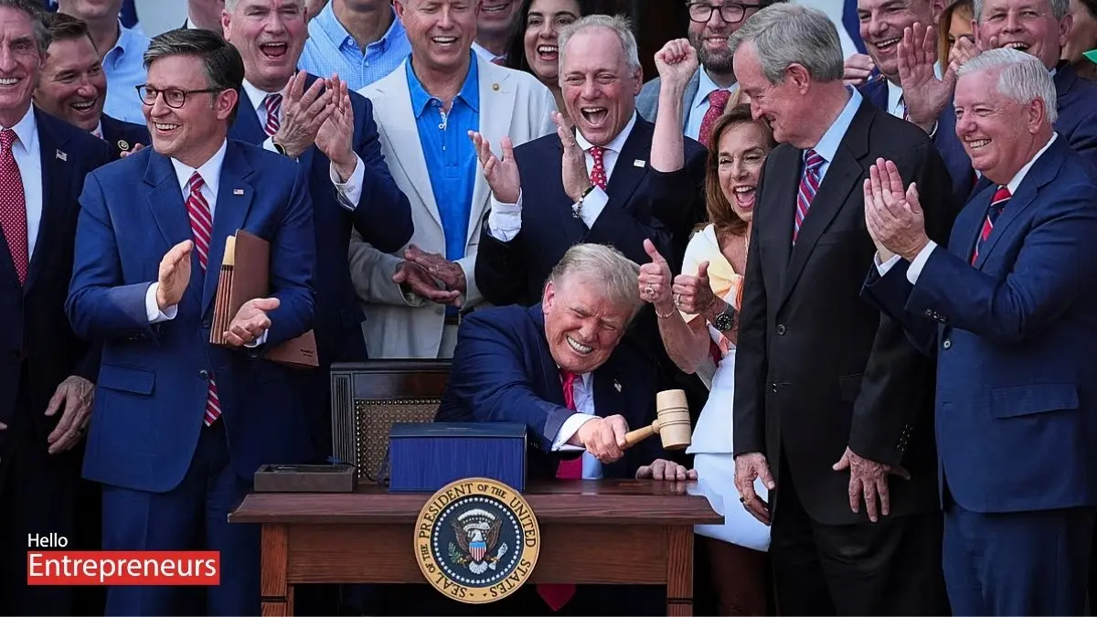 Trump Signs Sweeping Tax and Spending Bill, Sparks Fears of EU Tariff War - Hello Entrepreneurs