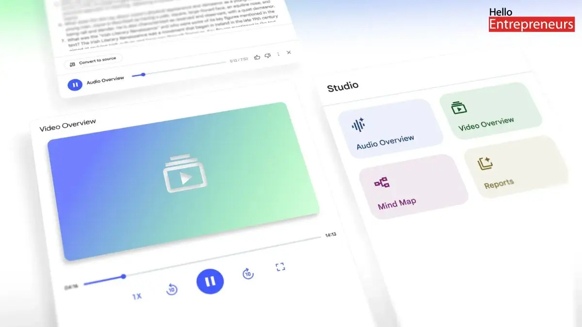 AI storytelling gets real NotebookLM converts text into voice-guided slideshows