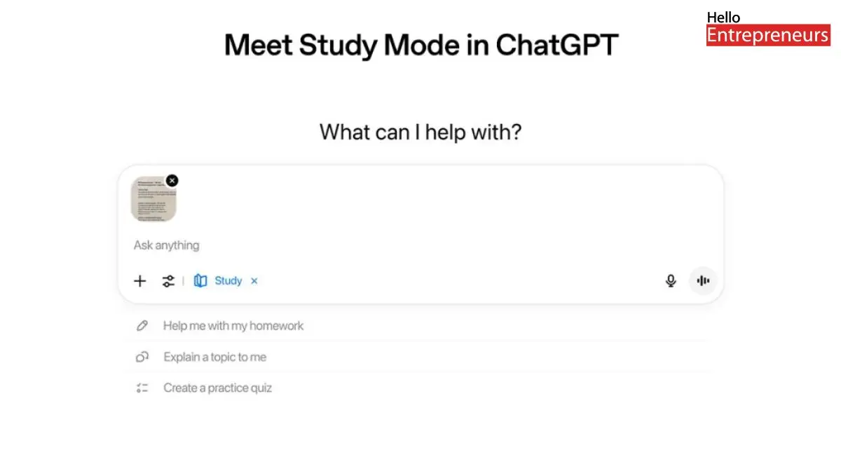 ChatGPT study mode