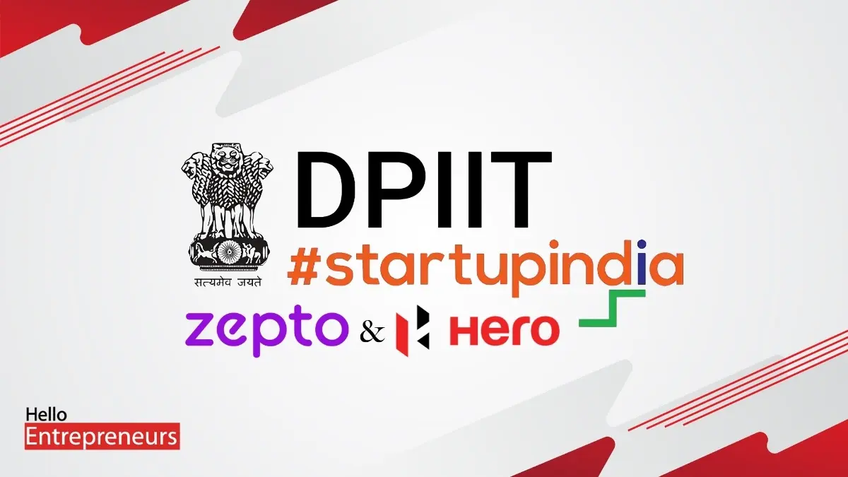 Hero MotoCorp and Zepto Partner with DPIIT to Back Startups - Hello Entrepreneurs