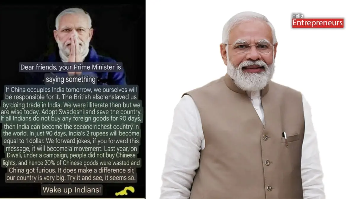 The inside story behind the viral "90-Day Boycott" message credited to PM Modi