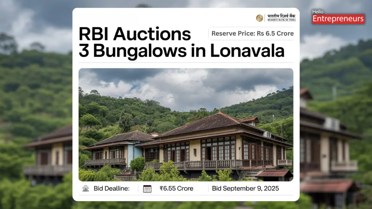 RBI to auction hill station bungalows worth ₹6.55 Crore
