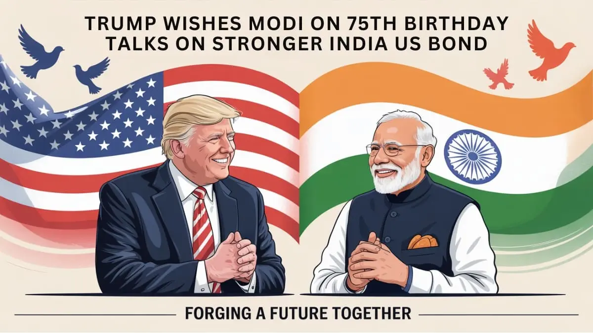 Trump wishes Modi on 75th birthday