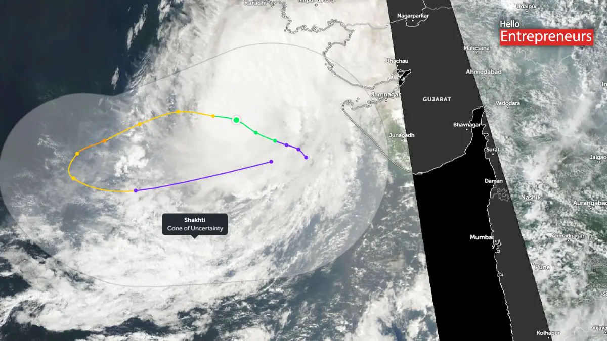 Cyclone shakti unlikely to make landfall