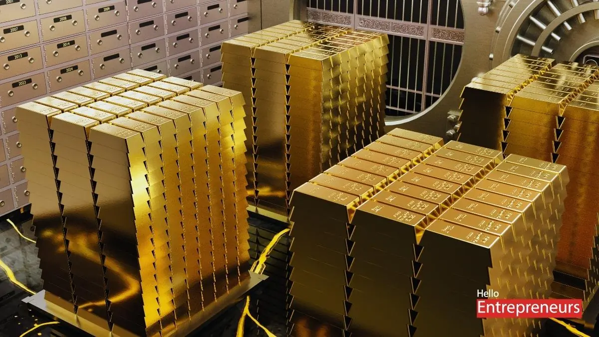 RBI Gold Reserves Smash $100B Milestone, Signal India’s Power Play - Hello Entrepreneurs