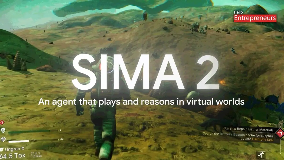 From games to reality: Google DeepMind SIMA 2 learns inside 3D worlds