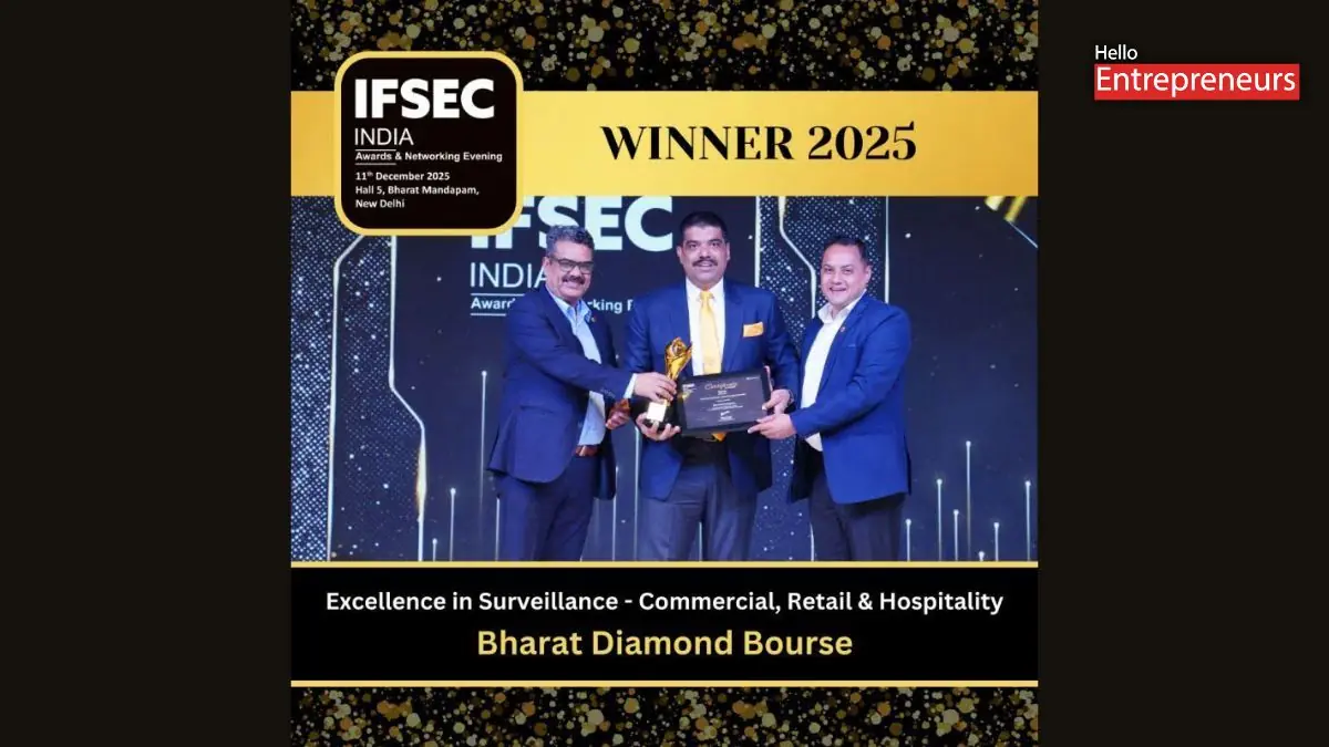 Bharat Diamond Bourse Wins IFSEC Surveillance Award 2025