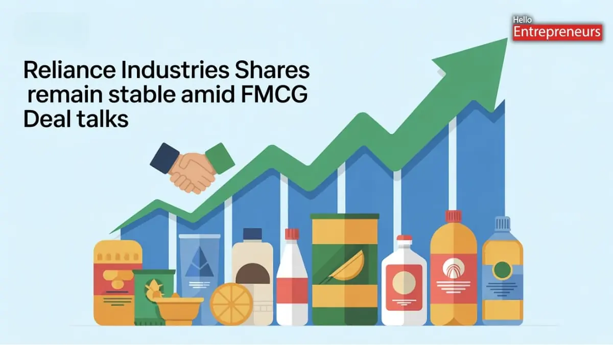 The Reliance Industries Shares remain stable amidst FMCG Deal talks