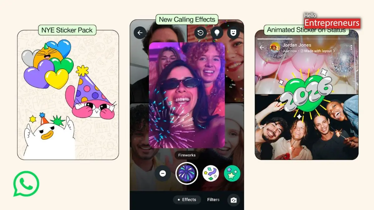 WhatsApp pushes New Year updates across chats, calls and status