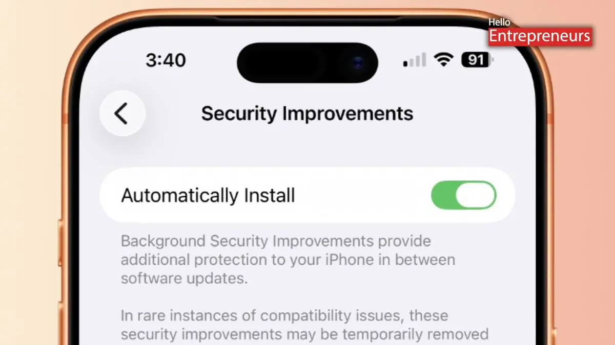 Apple experiments with automatic security fixes in iOS 26.3 Beta