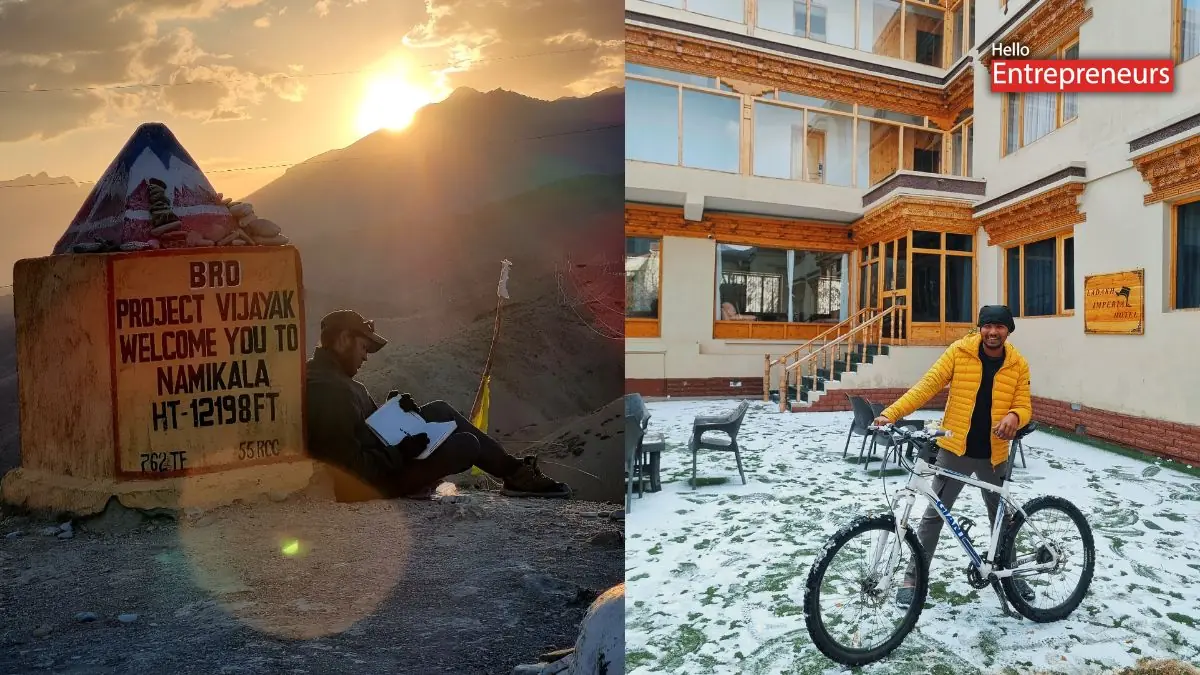 Mountaineer Subodh Gangurde Cycles Across India With Shakti Sankalp Safar To Save Youth From Addiction