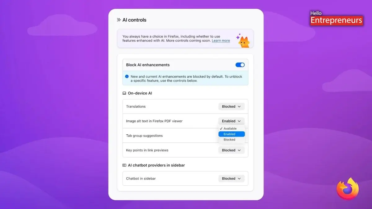Privacy first? Mozilla will soon allow disabling all AI in Firefox