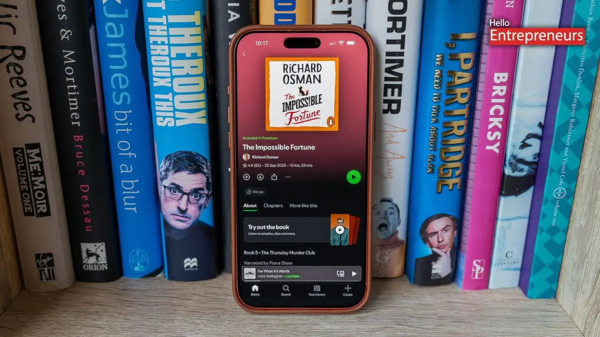 Spotify eyes seamless switching between physical books and audiobooks