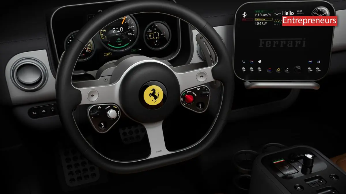 Ferrari teases future with Jony Ive-designed interior for first EV