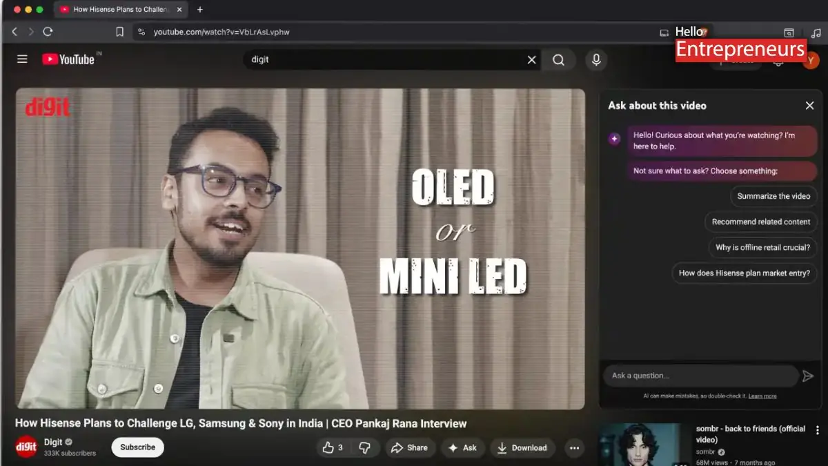 YouTube TV experience gets AI boost with Gemini ‘Ask’ button
