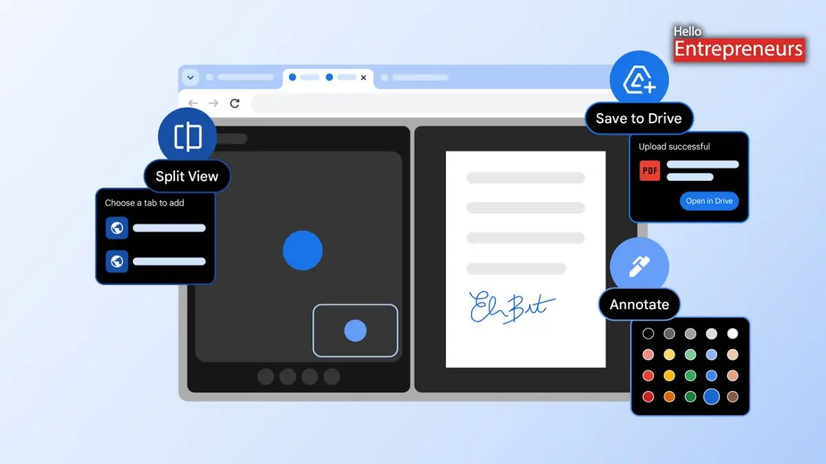 Chrome just got more powerful with split screen and PDF tools