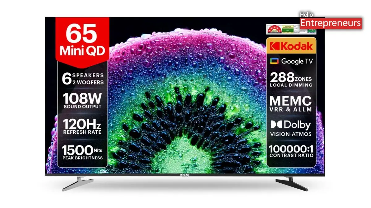 SPPL unveils Kodak 4K QD-Mini LED TV with powerful audio setup