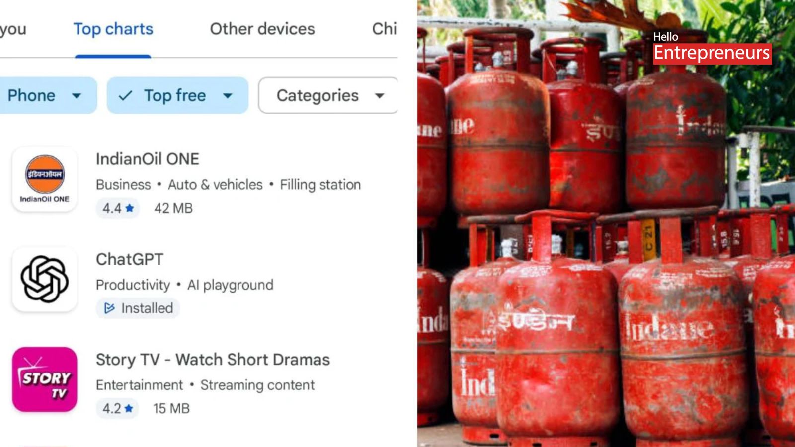 New LPG Booking App Becomes India’s Most Downloaded App Beating ChatGPT
