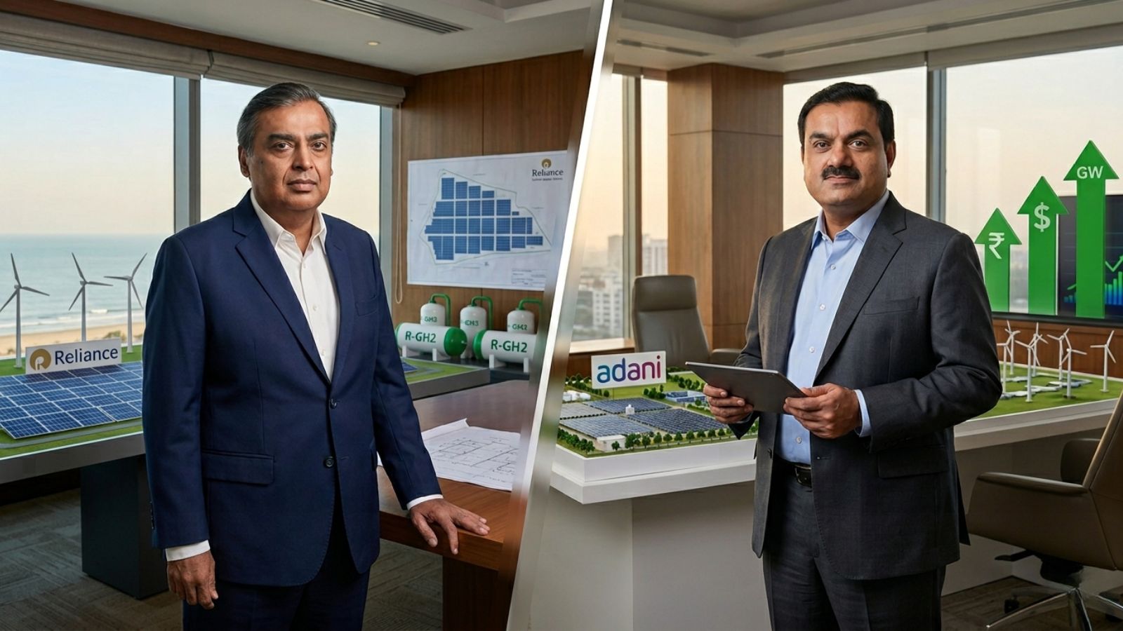 Ambani vs Adani New Energy Fight Gets Bigger This Week