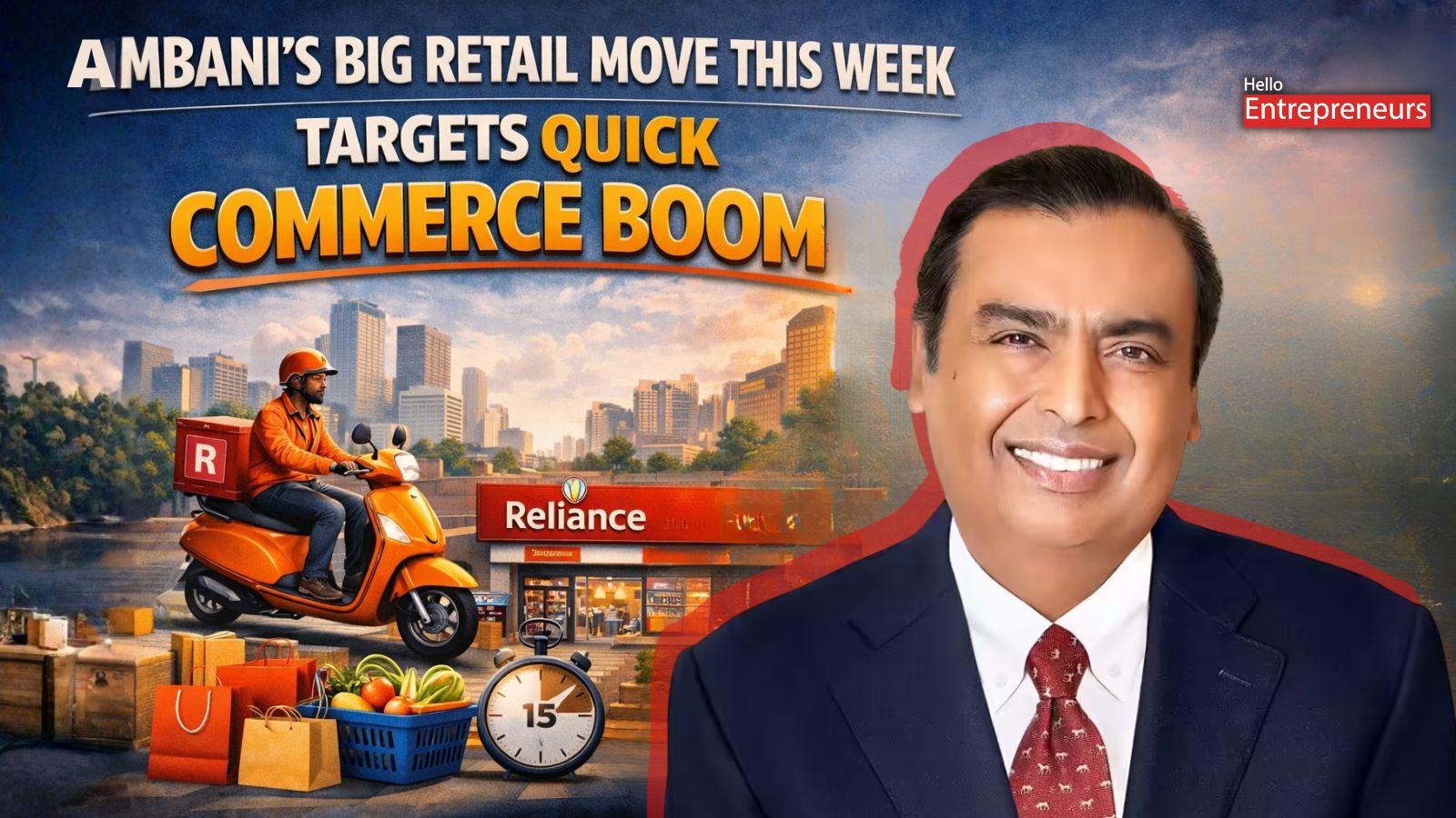 Ambani Big Retail Move This Week Targets Quick Commerce Boom