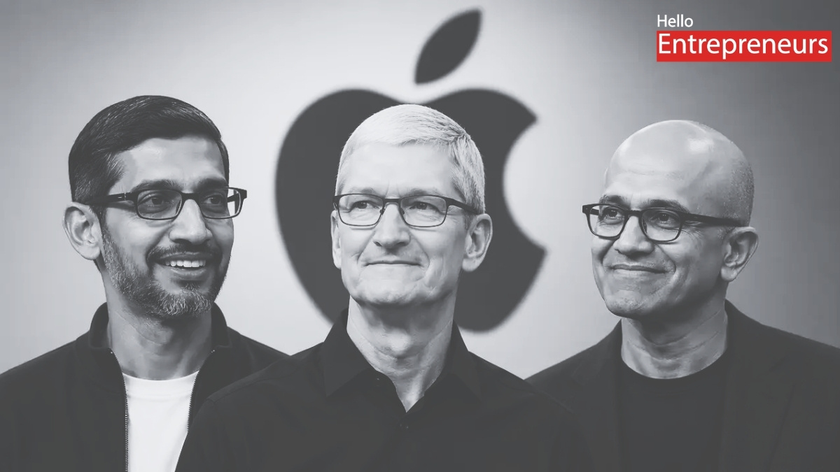 Sundar Pichai Praises Tim Cook as Apple Changes CEO-HE