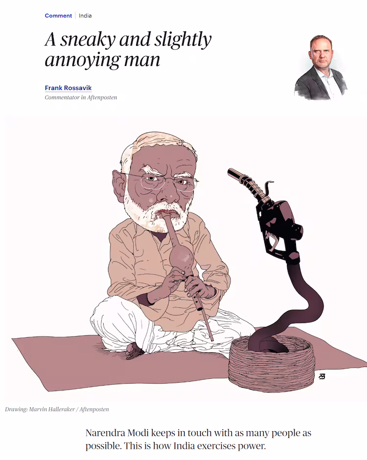 PM Modi cartoon controversy goes viral: Why are Indians calling it racist?