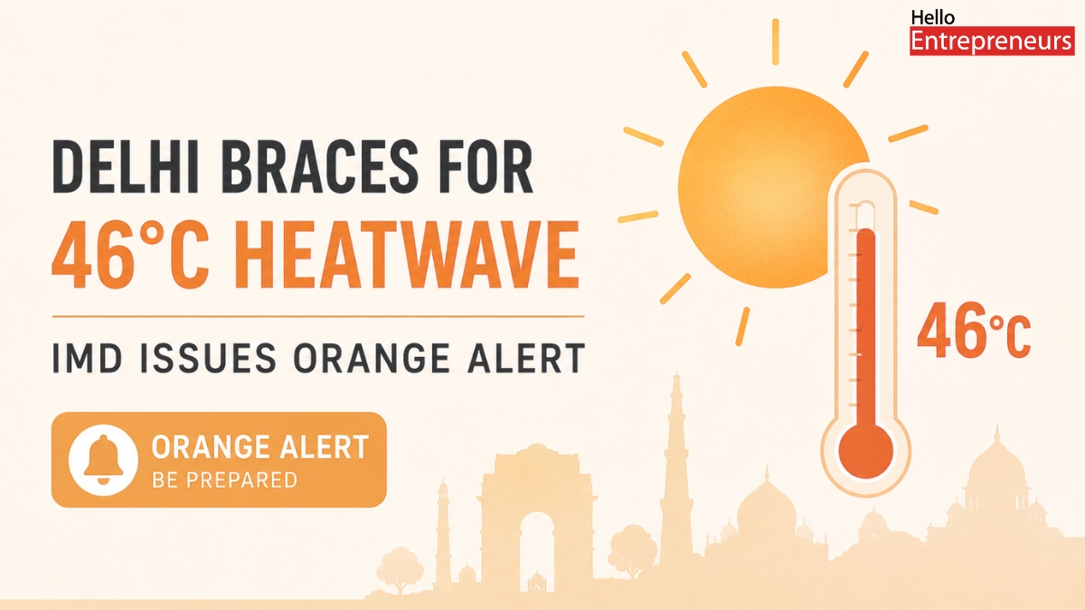 Delhi Braces for 46°C Heatwave as IMD Issues Orange Alert-HE