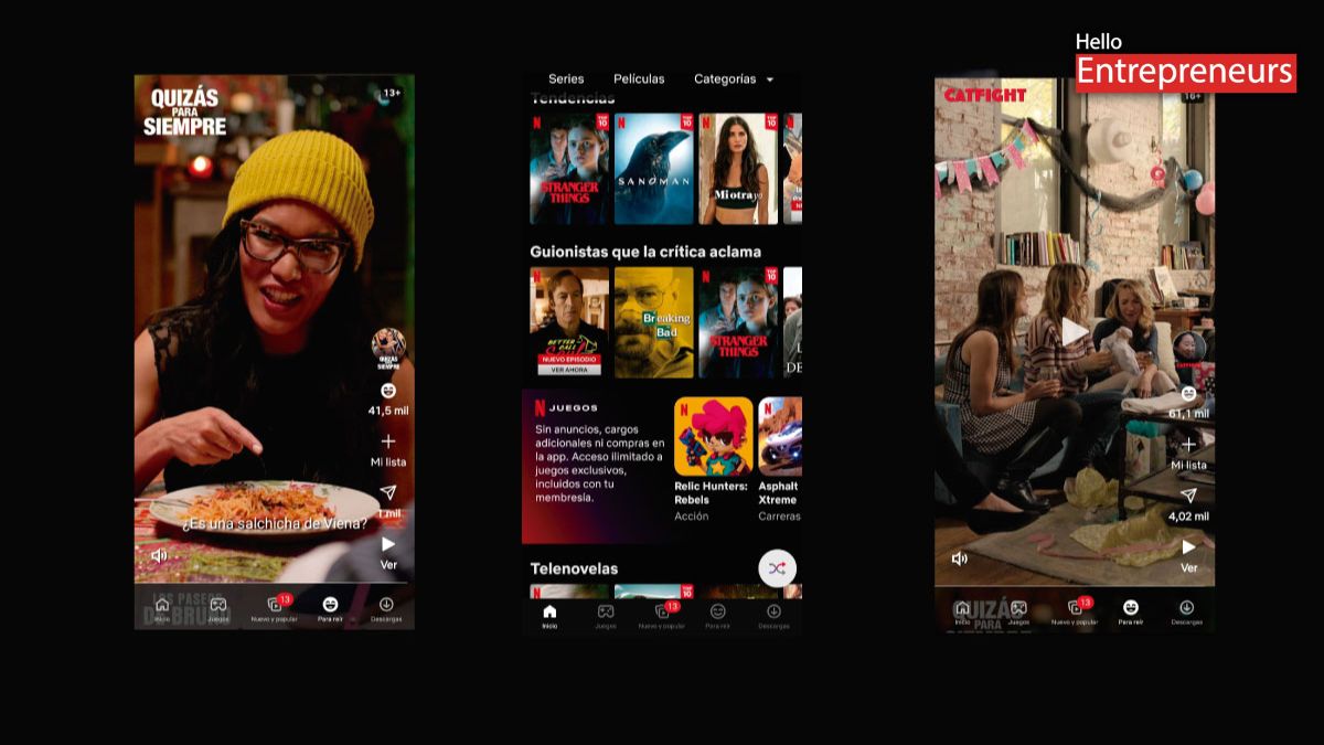 Netflix tests vertical video feed to boost engagement