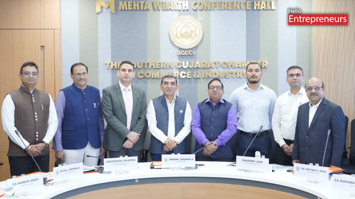 Seminar on Export Promotion Mission, India-UK FTA and Relief Scheme for MSME Exporters held in Surat
