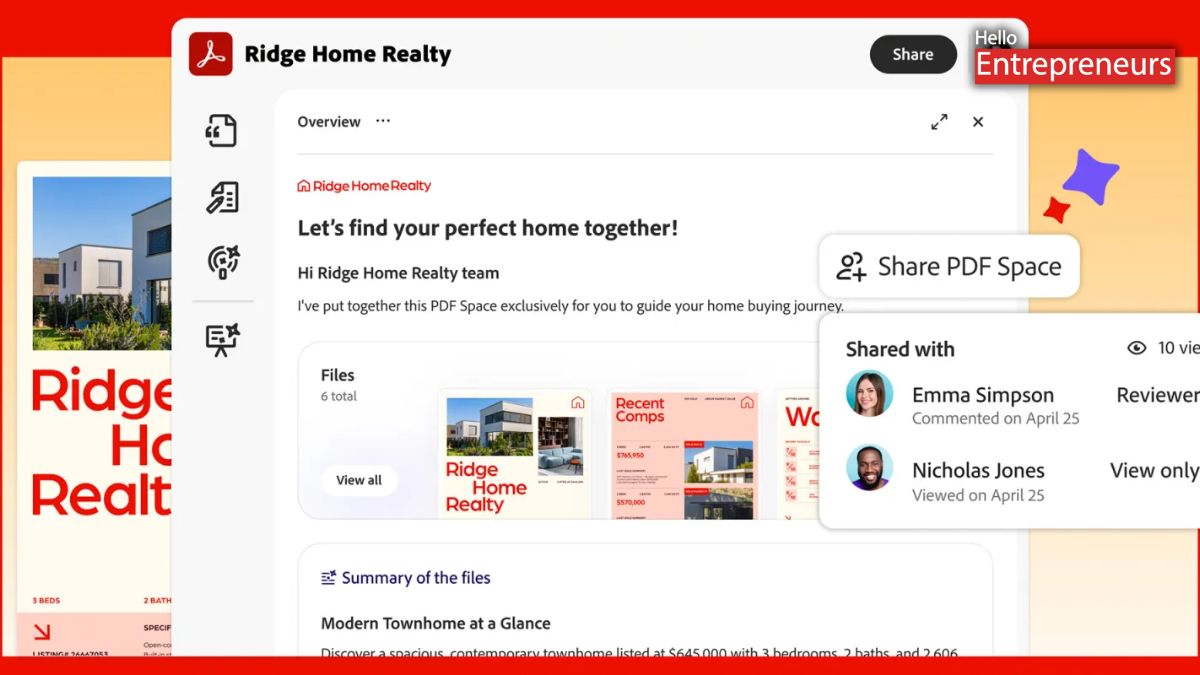 Adobe Acrobat now uses AI to create dynamic workspaces