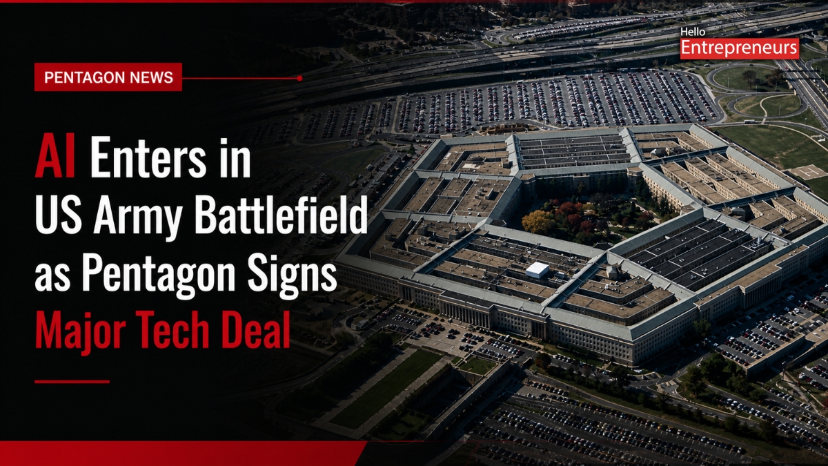 AI Enters in US Army Battlefield as Pentagon Signs Major Tech Deal