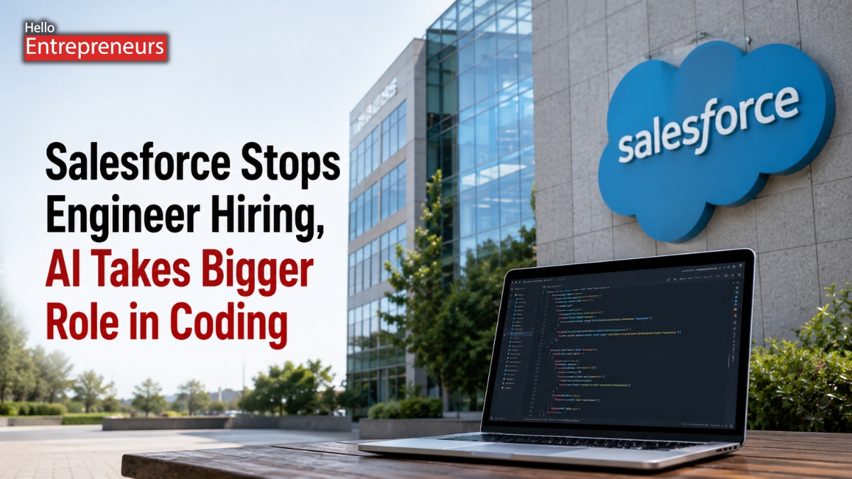 Salesforce Stops Engineer Hiring, AI Takes Bigger Role in Coding