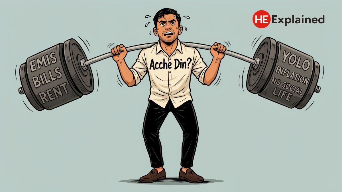 India’s urban middle class is facing a severe financial squeeze as household savings plunge, FOMO-led consumption debt rises and slowing promotions drive millions to live on the edge
