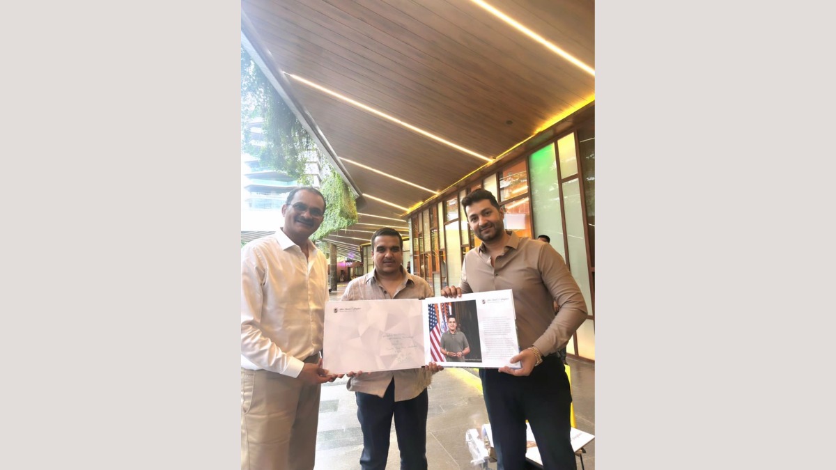 ISGJ and Lexus create 10.07-carat diamond replica of Deputy CM Harsh Sanghavi