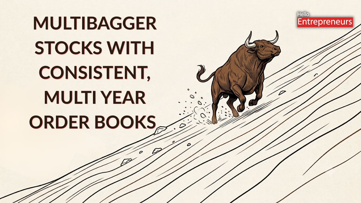 7 multibagger stocks with consistent, multi year order books