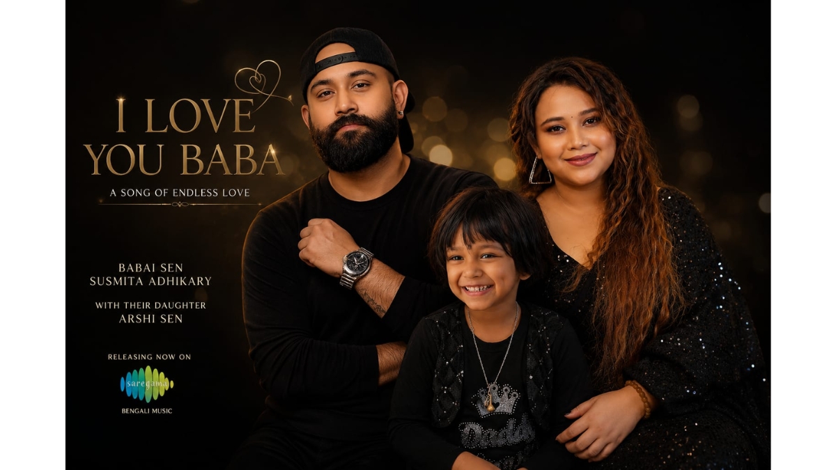 Babai Sen and Susmita Adhikary Mark Daughter Arshi’s 5th Birthday with the Release of ‘I Love You Baba’