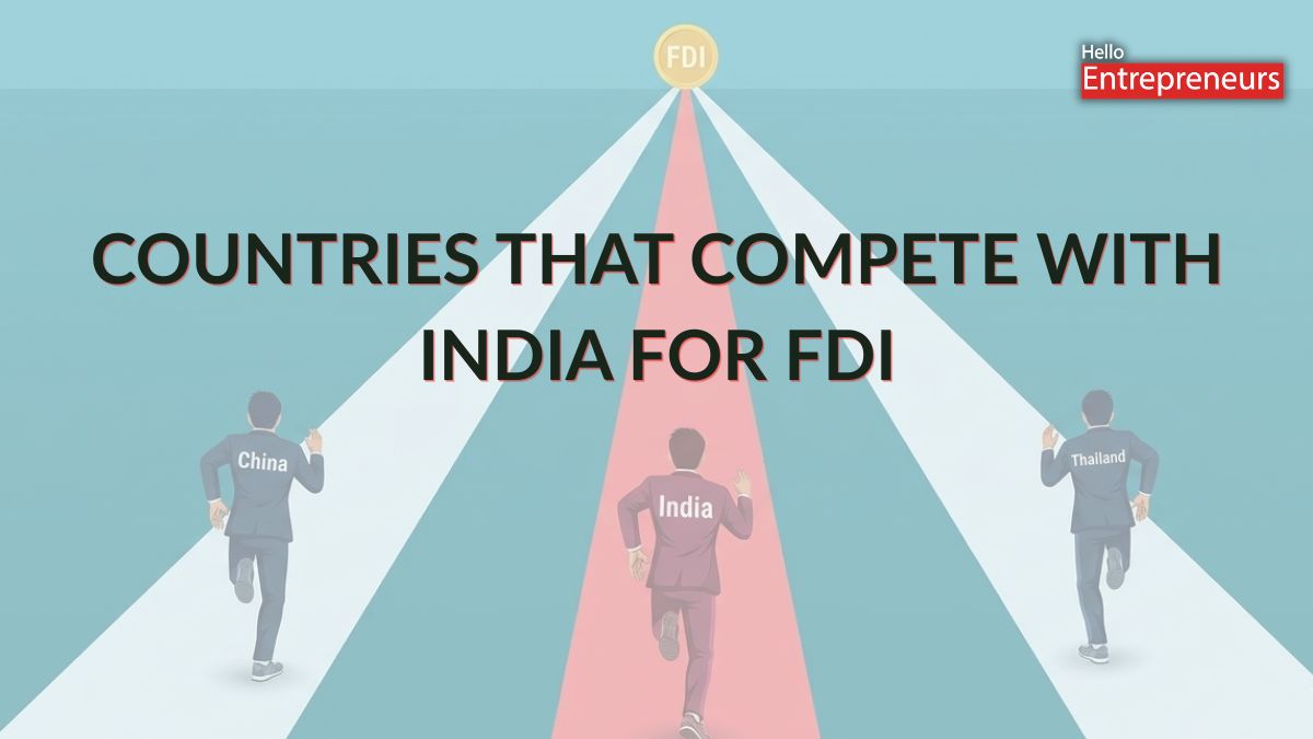 Countries that compete with India for FDI
