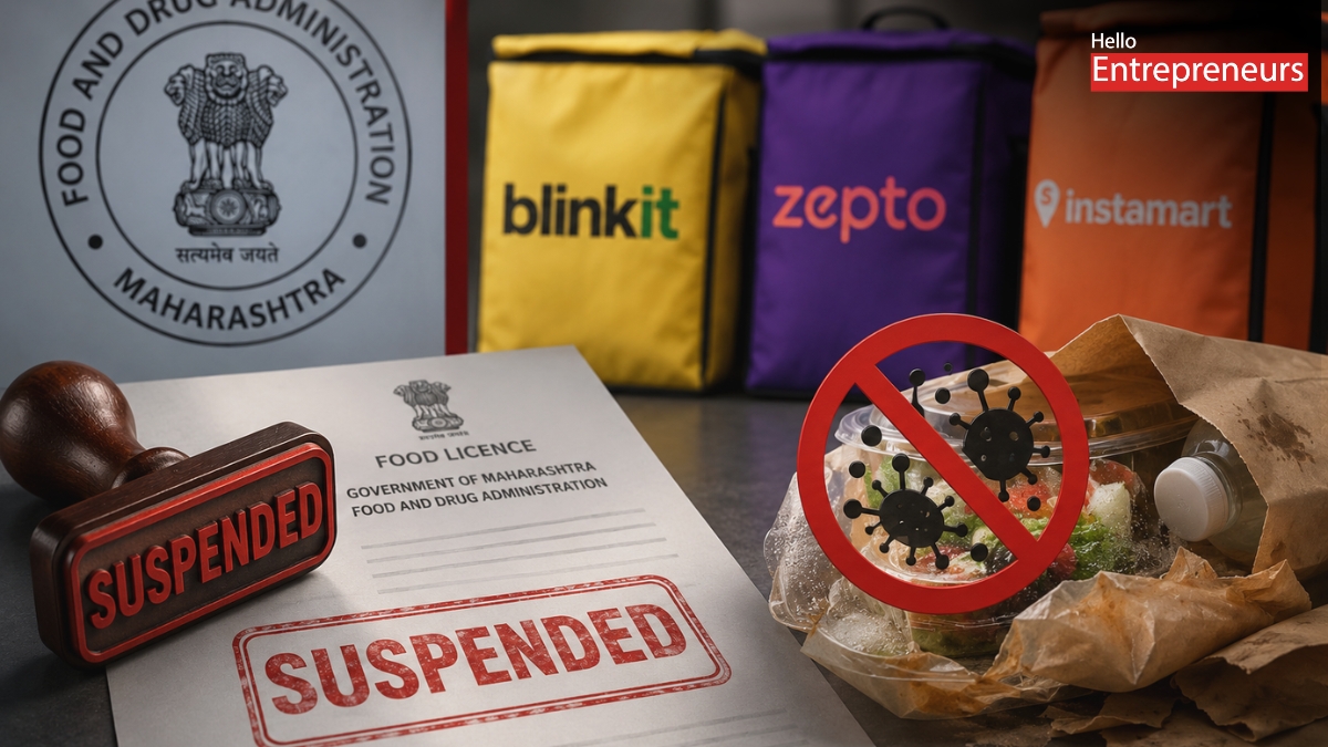 Maharashtra FDA Suspends 14 Licences Linked to Blinkit, Zepto and Instamart Over Hygiene Violations-HE