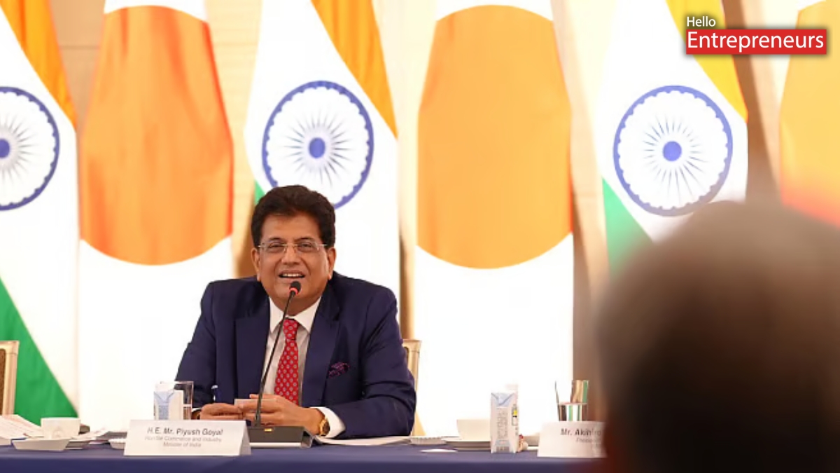 Piyush Goyal Showcases India’s Expanding Startup Ecosystem at India–Japan Roundtable in Tokyo