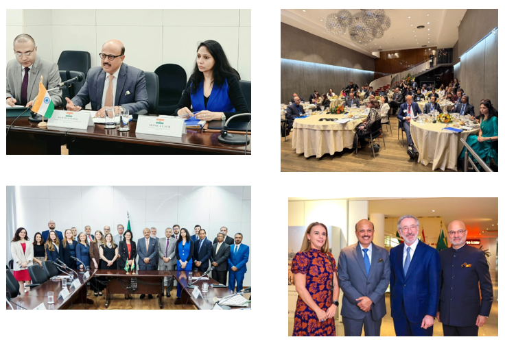 Rajesh Agrawal Co-Chairs 8th India-Brazil Trade Monitoring Mechanism Meeting