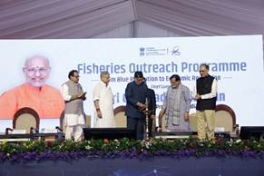 Vice-President Visits Agatti, Lakshadweep for Fisheries Outreach Programme to Boost India’s Blue Economy