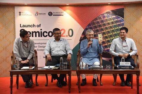 Ashwini Vaishnaw addresses media as Government notifies Semicon 2.0 scheme
